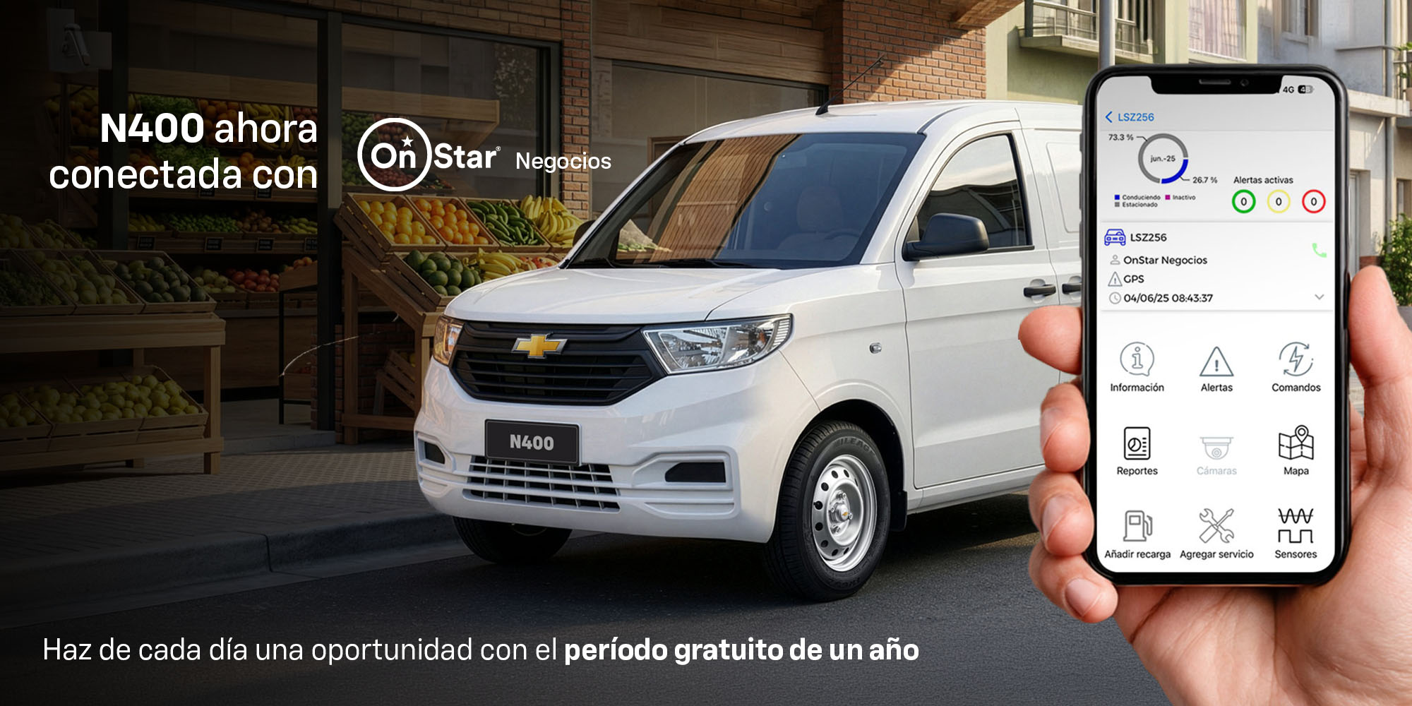 N400 Cargo: conectada con OnStar